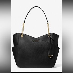 Michael Kors large jet set chain tote bag NWT